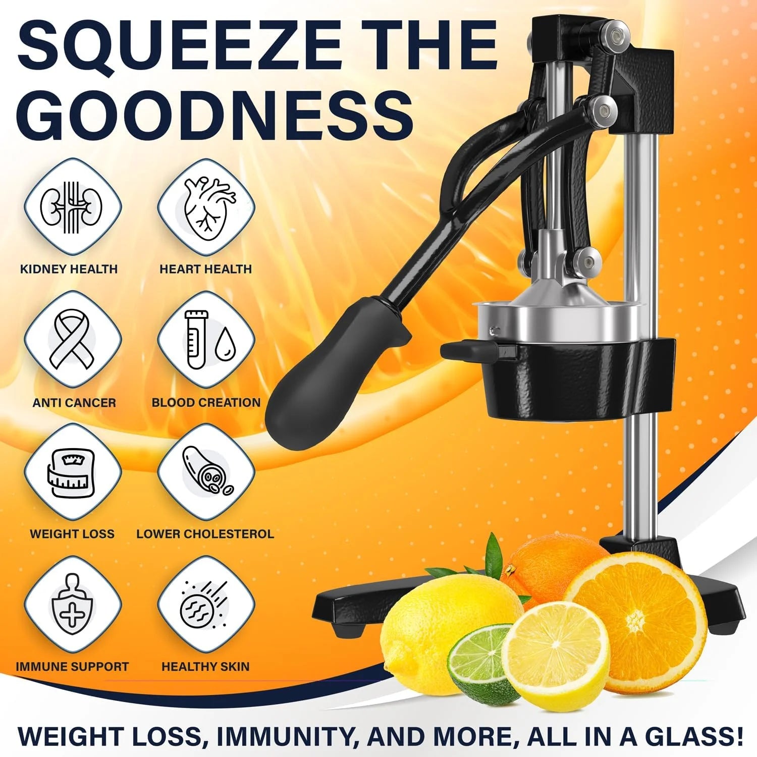 Stainless Steel Cast Iron Juicer