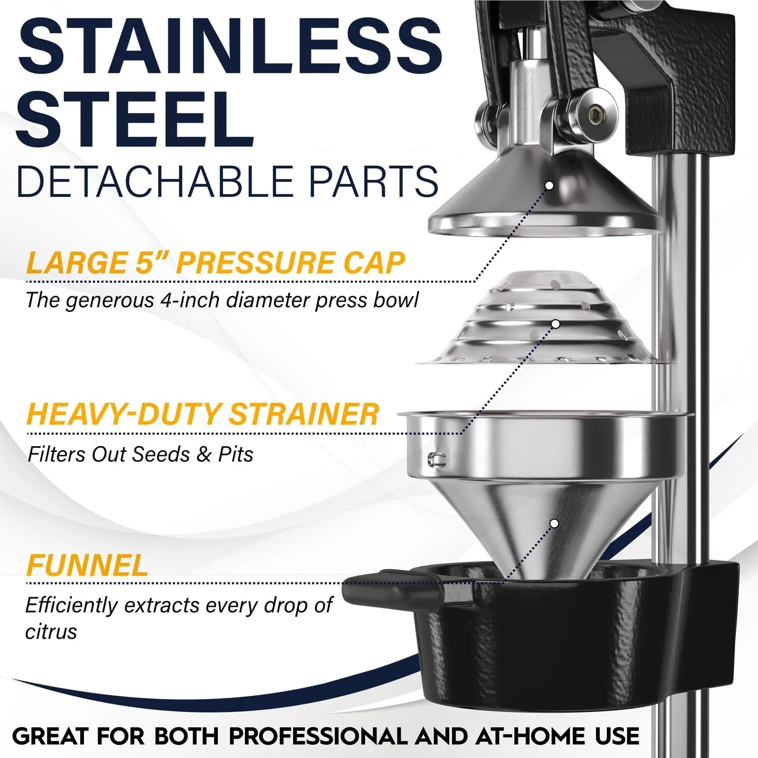 Stainless Steel Cast Iron Juicer